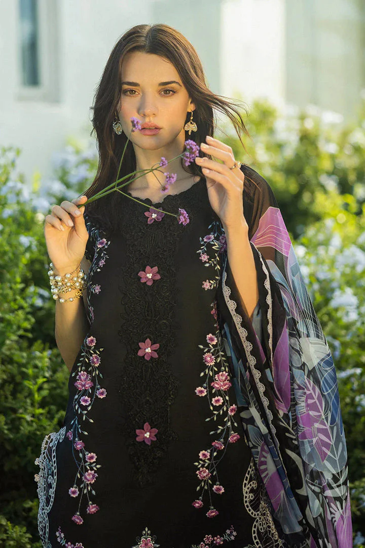 Dhanak-3PC Embroidered Shirt with Digital Printed Wool Shawl-3355 - Image 5